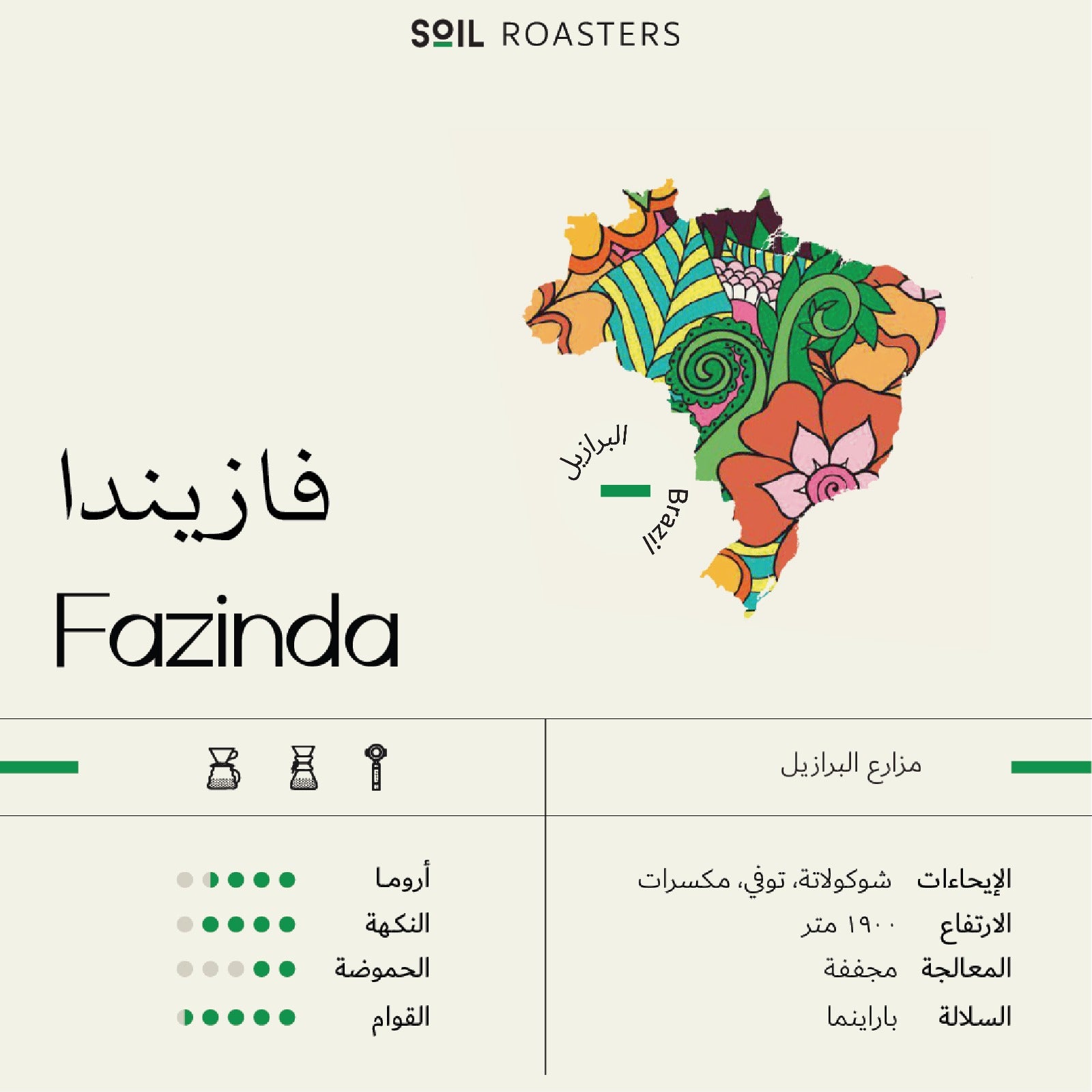Brazil Fazenda (250gm)
